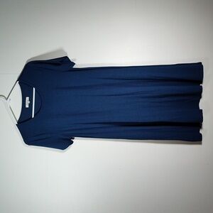 Madewell Swingy Tee Dress relaxed swing dress in blue M